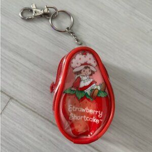 Vintage Strawberry Shortcake Coin Purse Keychain